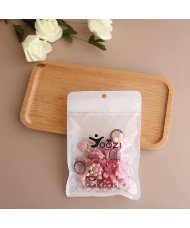 Baby Toddler Hair Ties Girl Hair Clip Hair Accessories Kids Rubber Bands Hairpins Hair Bows YOOZI No Damage Ponytail Holder for Newborn Girls (Cartoon Hair Ring Set (Beige)) - Buy Online on GoSupps.com