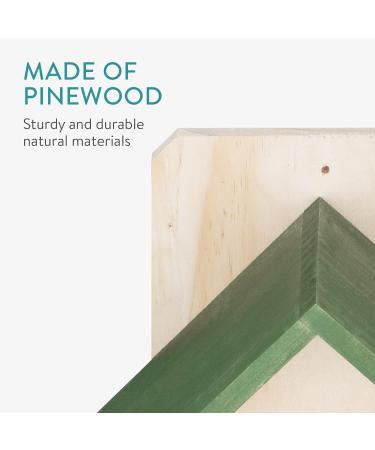Navaris Small Bird Nest Box - Wooden Robin, Hummingbird, Parakeet, Bluebird Birdhouse - Outdoor Pine Wood Nesting Box with Open Front - Buy Online on GoSupps.com