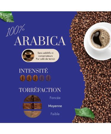  cafe bonnac Caf Bonnac Ethiopia Harrar Ground Coffee 1 kg | 100% Natural Arabica | Handmade French Roast | Red Fruit Mocha And Spice Notes | Filter Piston & Gentle Methods Compatible - Buy Online on GoSupps.com