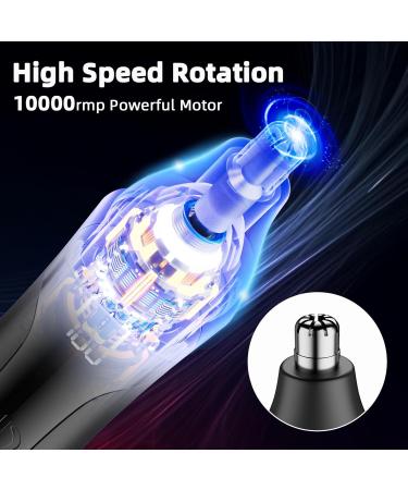 Rechargeable Nose Hair Trimmer | Painless Dual Edge Blades for Ear & Eyebrow - Easy Clean | International Shipping - Buy Online on GoSupps.com
