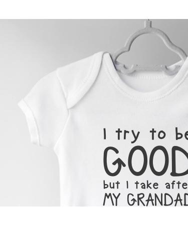 Hippowarehouse Grandad-Inspired Baby Vest Bodysuit - Short Sleeve for Boys and Girls - Buy Online on GoSupps.com