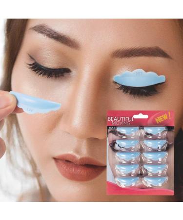 Lash Lift Rods | 5 Pairs Reusable Silicone Eyelash Pad Reusable Skin-Friendly Lash Lift Supplies for Creating Naturally Curled Eyelashes - Buy Online on GoSupps.com