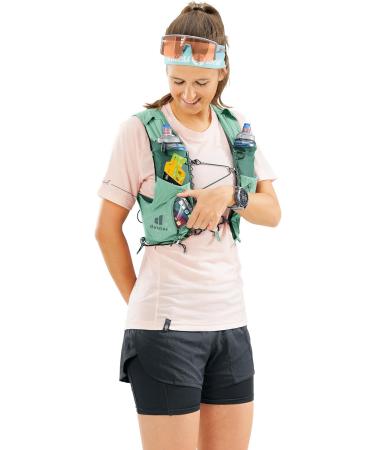 Deuter Women's Traick 9 SL Trail Running Vest - Lightweight Comfortable & Adjustable - M Spearmint-Seagreen - International Shipping Available - Buy Online on GoSupps.com