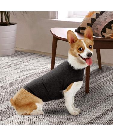 Crazy Dark ThunderShirt for Dogs & Cats - Anti-Anxiety Jacket for Small Pets | Keep Calm Gray Stress Relief - Buy Online on GoSupps.com