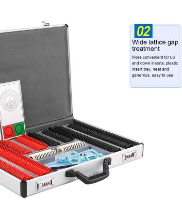 Shop Iincooy Adjustable 266pcs Optometry Test Lens Set - Optical Sample Lenses Plastic & Titanium Rack for Accurate Eye Tests | International Shipping Available - Buy Online on GoSupps.com