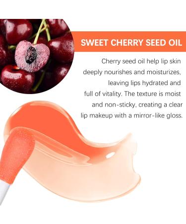 AIQIUSHA Lip Oil | Tinted Plumping & Hydrating Gloss | Long Lasting Color Reviver (Raspberry) - Nourishing Non-Sticky Formula for Luscious Lips - Buy Online on GoSupps.com