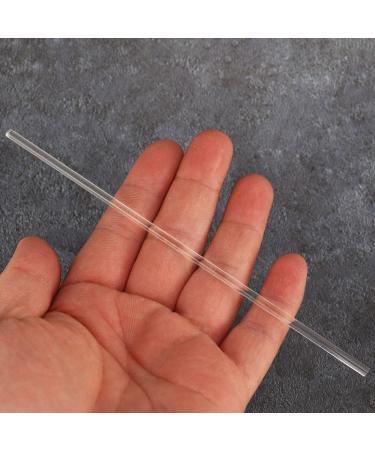 Kuuddker 100 Pieces 6 Inch Acrylic Lollipop Sticks Clear Reusable Acrylic Rods for Making Lollipops Cake Candy Chocolates - Buy Online on GoSupps.com