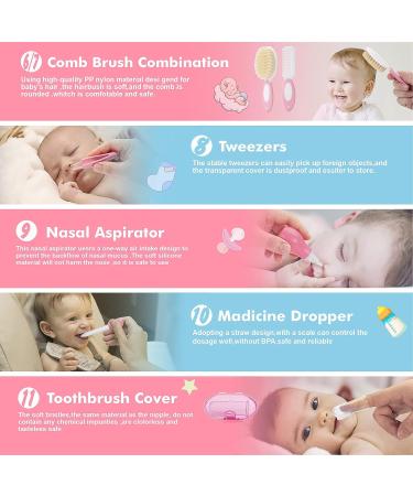 Baby Healthcare and Grooming Kit  31 in 1 Baby Electric Nail Trimmer Set  Nursery Care Kit  Newborn Health Care Clean Set for Infant Toddlers Baby Boys Girls Kids Baby Haircut Tools  Baby Shower Gifts Pink - Buy Online on GoSupps.com