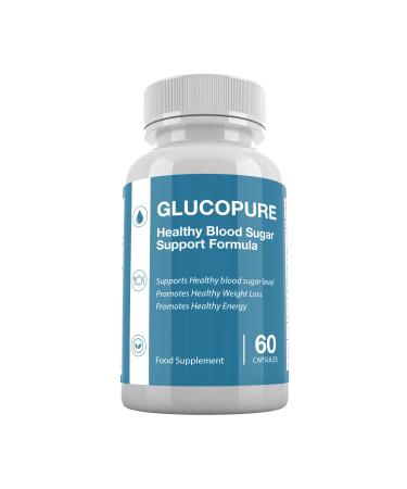 SUPPLEMENT PARADISE GlucoPure Blood Sugar Support for Weight Management 60 Capsules 1 Month Supply