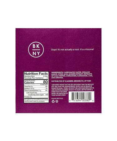 Q Mixers Ginger Beer | Premium Cocktail Mixer | 7.5 Fl Oz - Pack of 12 - Buy Online on GoSupps.com