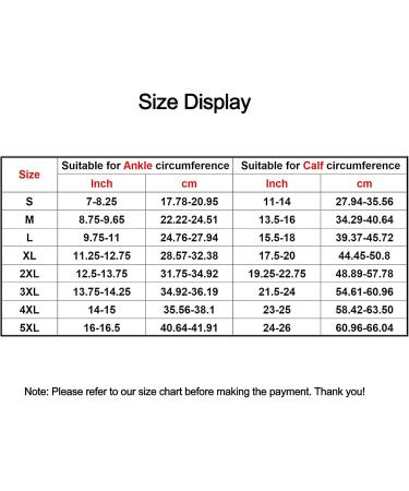 Buy Sxhmsal Large Compression Stockings for Women | Knee Socks for Seniors & Rehabilitation - Black - Buy Online on GoSupps.com