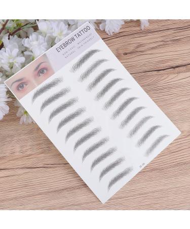 2pi ces Sourcils Artificiels Autocollants Transfert pour Sourcils Naturels Imitation Poils pour Hommes Femmes Type Noir - Buy Online on GoSupps.com