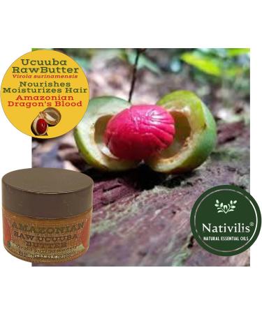 Nativilis Amazonian Raw Ucuuba Butter (Virola surinamensis) - Nourishes Moisturizes Hair Restores Elasticity - Repairs Damaged Scalp keeping Healthy Amazonian Dragon's Blood Copaiba - Buy Online on GoSupps.com