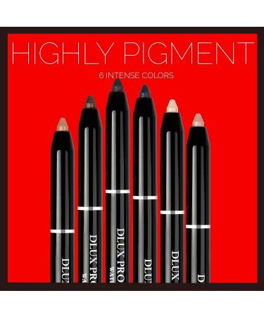 Dlux Professional Gel Eyeliner - Waterproof Pencil Liner, Smudge-Free, Long-Lasting, Intense Dark Chocolate Brown - Buy Online on GoSupps.com