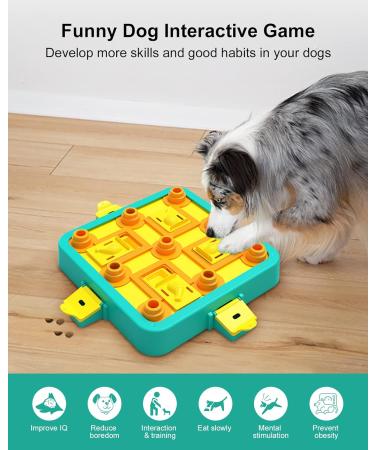 LACCEN Level 3 Interactive Dog Puzzle Toy for IQ Training - Treat Dispenser for Large, Medium, Small Dogs - Buy Online on GoSupps.com