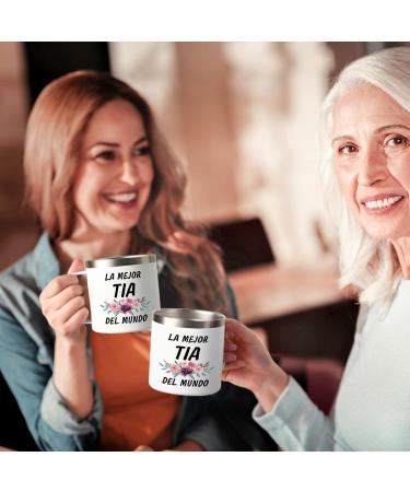 Lifecapido Aunt Gifts Tia Gifts from Niece Nephew Best Aunt Ever Gifts La Mejor tia Del Mundo Insulated Coffee Mug with Lid Mother's Day Christmas Birthday Gifts for Aunt Auntie 14OZ - Buy Online on GoSupps.com