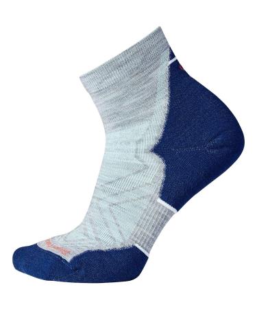 Smartwool Women Run Targeted Cushion Ankle Medium Light Gray