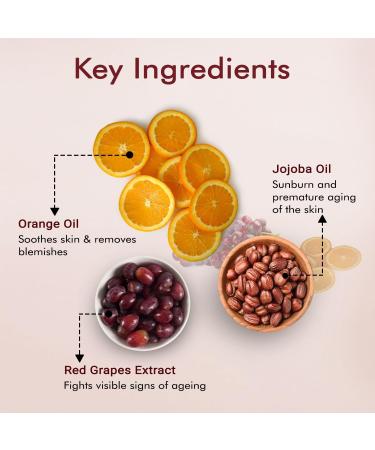 NUTRIGLOW NATURAL'S Advanced Pro Formula Wine Facial Kit For Glowing Skin Blemish Free Fairer Complexion For All Skin Type 2.11 Oz - Buy Online on GoSupps.com