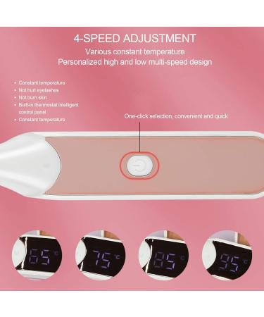 Glomora Electric Heated Eyelash Curler Long-Lasting Digital Display Electric Lash Curling 360 Degrees Stylish Design for Beautiful Eyes - Buy Online on GoSupps.com