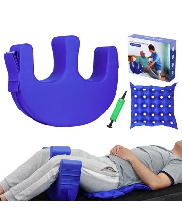 Tuuthwt patient turn device U-shaped cushion PU leather flannel anti-decubitus decubitus paralyzed patient shift care tool for older people bed care products help the older