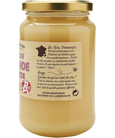 Les Ruchers du Luberon - Lavender Honey PGI / Red Label 500g - French Raw Honey - Natural - Unfiltered - Naturally Crystalliz - Buy Online on GoSupps.com