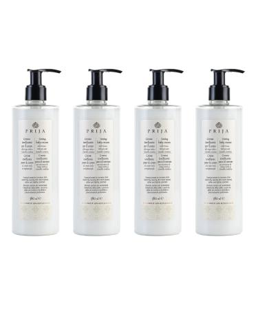 Prija Cr me Corporelle Tonifiante Augmente l'Hydratation et l' lasticit avec de l'Huile d'Avocat et de l'Extrait de Noyer Vert Cr me Hydratante Corporelle L g rement Parfum e 4 x 380ml