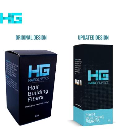 Hair Genetics Black Hair Fibres (22g) - Hair Loss Treatment & Thinning Hair Solution - Buy Online on GoSupps.com