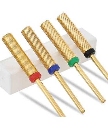 24mm Tungsten Steel Cylindrical Extra Long Nail Polishing Bits Various Grain Size Quick Removal Carbide Tipped Nail Drill Bits(Red(f)) - Buy Online on GoSupps.com