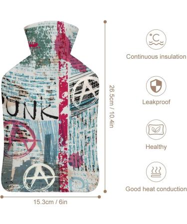 Hot Water Bottle with Lid | Rubber Hot Water Bag for Pain Relief Cramps & Foot Warmer | Ideal for Hot & Cold Therapy - Ships Worldwide - Buy Online on GoSupps.com