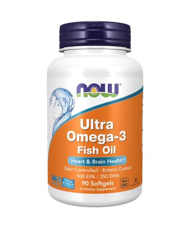 NOW Foods Ultra Omega-3-90 softgels 90 unit (Lot de 1)