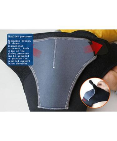 Adjustable Shoulder Support Brace - Compression Gear for Dislocation Injury Arthritis Pain Relief | Fitness & Sports Protection - Buy Online on GoSupps.com