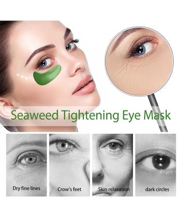 Seaweed Eye Mask - Collagen & Hyaluronic Acid Under Eye Patches for Puffiness Wrinkles & Dark Circles | 30 Pairs - Buy Online on GoSupps.com