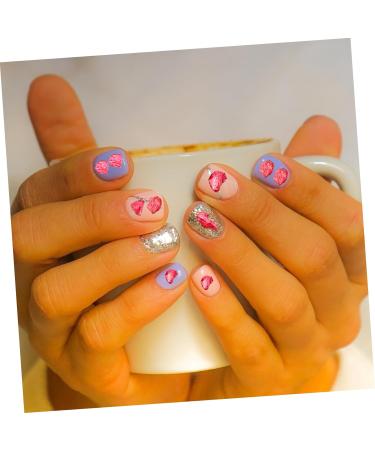 FRCOLOR 1 Transparent Colored Glass Sand Broken Glass Irregular Glass Manicure Jewelry Accessories Decorative Glass Sand (big Red) Glass Vases Decorative Glass Sands Miss Nail Bare Stone - Buy Online on GoSupps.com