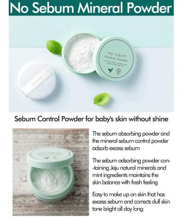 SoltreeBundle No Sebum Mineral Powder 5g + Oil Blotting Paper 50pcs Set - Korean Skincare - Buy Online on GoSupps.com