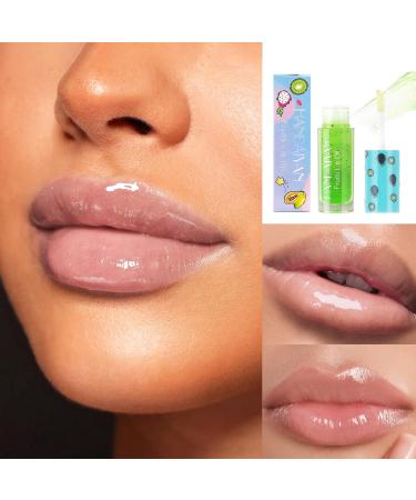 Hydrating Lip Glow Oil | Moisturizing Lip Balm with Fruit Extract | Reduces Fine Lines & Dryness | Non-Sticky Avocado Lip Care | Long Lasting Nourishing Repair - Buy Online on GoSupps.com