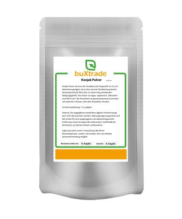 500g Konjac powder | Konjac root | Glucomannan | vegan | 100% pure | lactose-free
