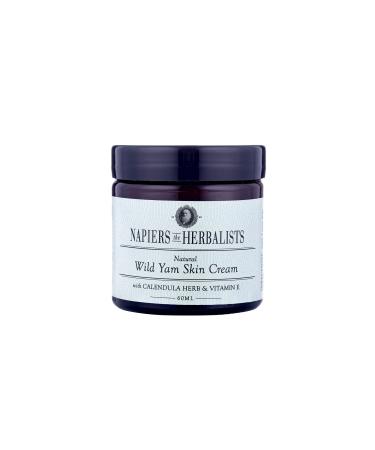 Napiers Vegan Wild Yam and Marigold Cream - Natural Relief for Menopause and Perimenopause Symptoms and Dry Skin - 60 ML (Light Citrus Scent)