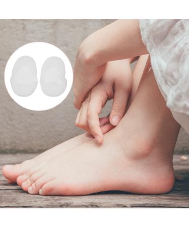 Minkissy 2 Pairs Foot Socks Boat Silicone Gel Socks Skin Care Dry Cracked Feet Protectors Skin Moisturizing Socks Foot Moisturizing Socks Hosiery White Sebs Spa Men and Women Silicone Socks 19x8.7cm White - Buy Online on GoSupps.com