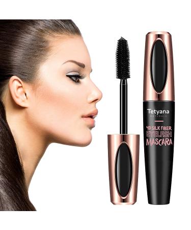 4D Silk Fiber Lash Mascara - Waterproof, Hypoallergenic Formula for Luxuriously Long, Thick, Voluminous and Dramatic Eyelashes - 0.33 Fl Oz - Buy Online on GoSupps.com