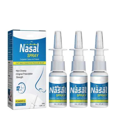 Nasal Mucus Cleansing Spray MediLisk MediLisk Nasal Mucus Spray Medilisk Herbal Spray Clear Nasal Congestion Cold Nasal Spray Moisturizing Nasal Spray for Runny Nose Stuffy Nose (3PC)