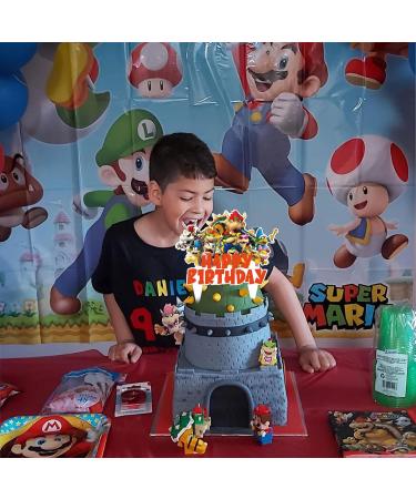 37pcs Bowser Cake Decorations with 1pcs Bowser Cake Topper 36pcs Cute Cartoon Cupcake Toppers for Girls Birthday Party Decorations - Buy Online on GoSupps.com