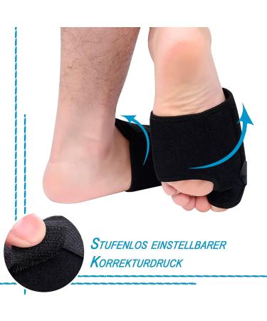 Toe Correction Bandage Black M - Comfort for Foot Circumference up to 25 cm | International Shipping Available - Buy Online on GoSupps.com