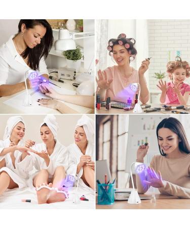 ANRUI Smart Sensor 27W UV Lamp for Gel Nails - Portable Mini Nail Lamp for DIY at Home & Salon White - Buy Online on GoSupps.com