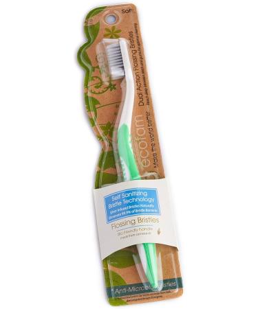 XYLOBURST Ecofam Adult Silver Toothbrush 0.02 Pound - Buy Online on GoSupps.com