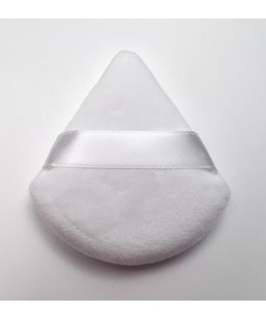 2PiecesPowderPuffsTriangleShapeReusableVelvetPowder Puffs For Puffing Pressing Foundation Powder Makeup Women's Beauty Powder Puff Sponges (Small Large) - Buy Online on GoSupps.com