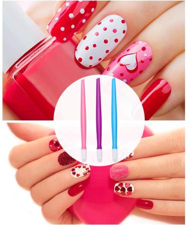 30-Piece Plastic Handle Nail Cuticle Pusher Nail Cleaner Set for Men and Women - Perfect for Christmas and Valentine's Day gifting (Blue, Purple, Pink) - Buy Online on GoSupps.com