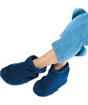 Carex Health Brands Bed Buddy Warming Footies in Blue with Clove, Cinnamon, and Eucalyptus - Buy Online on GoSupps.com