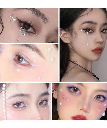 QWALIT Stick-on Face & Hair Gems | Reusable Rhinestones & Pearls for Body Decoration & Fake Nose Studs - International Shipping - Buy Online on GoSupps.com