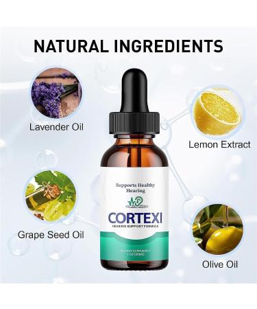 4Pcs Cortexi Ear Drops | 30ml Cortexi Hearing Support Drops | Cortexi Ear Drops | Official Formula | Cortexi Drops | Cortexi Reviews | for Ear Health | Hearing Support | Healthy Eardrum - Buy Online on GoSupps.com