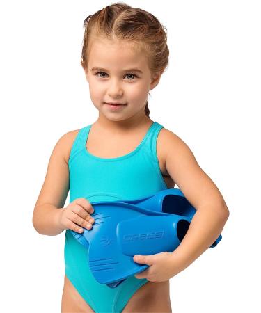 Cressi Mini Light Swim Fins for Kids 1+ Years | EU 29/31 | US Kid 11.5/13 - Ideal for Learning to Swim - Azure Blue - Buy Online on GoSupps.com